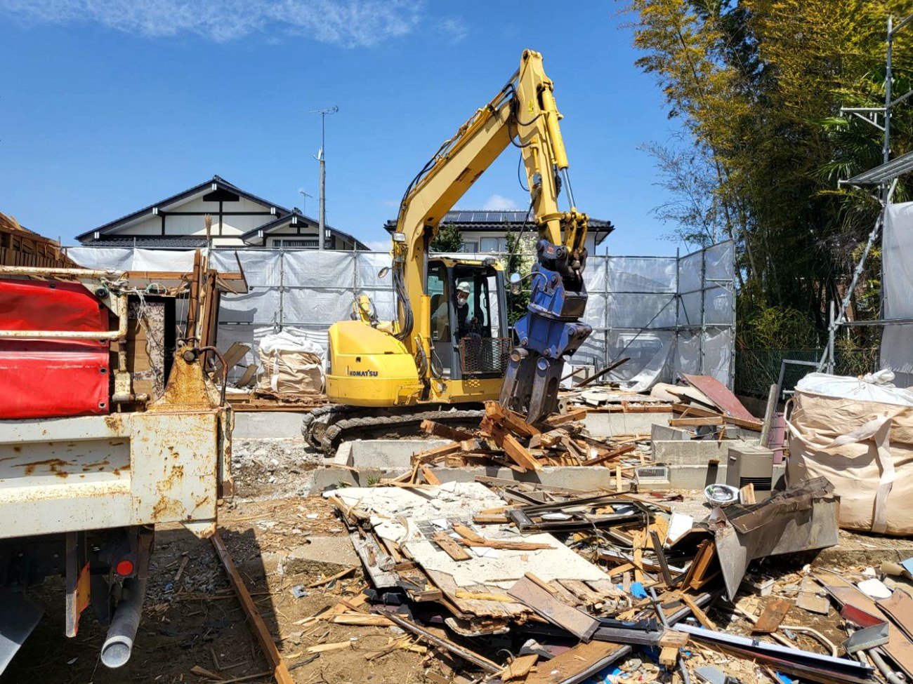 南相馬市原町区・2階建て空き家の解体・解体8割写真018