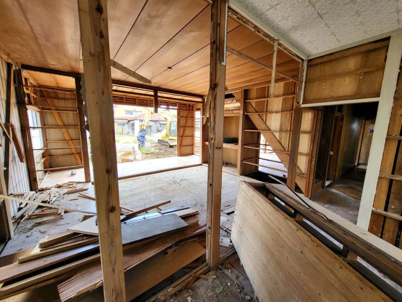 南相馬市原町区・2階建て空き家の解体・室内解体写真009