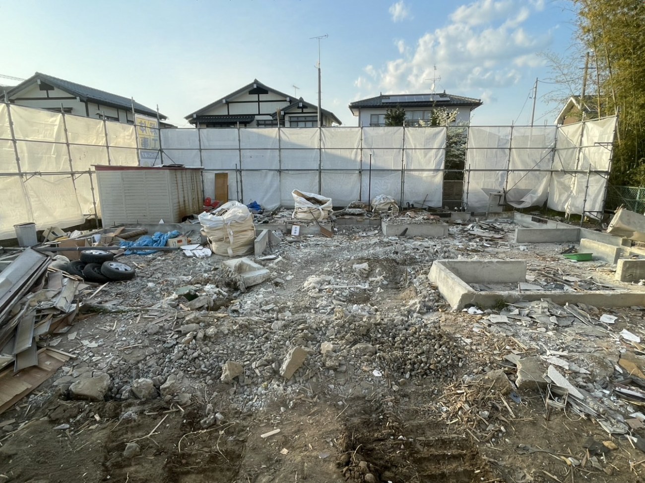 南相馬市原町区・2階建て空き家の解体・解体9割写真019